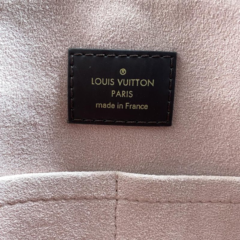 LOUIS VUITTON Normandy Bag Ebene w/Pink - Image 10