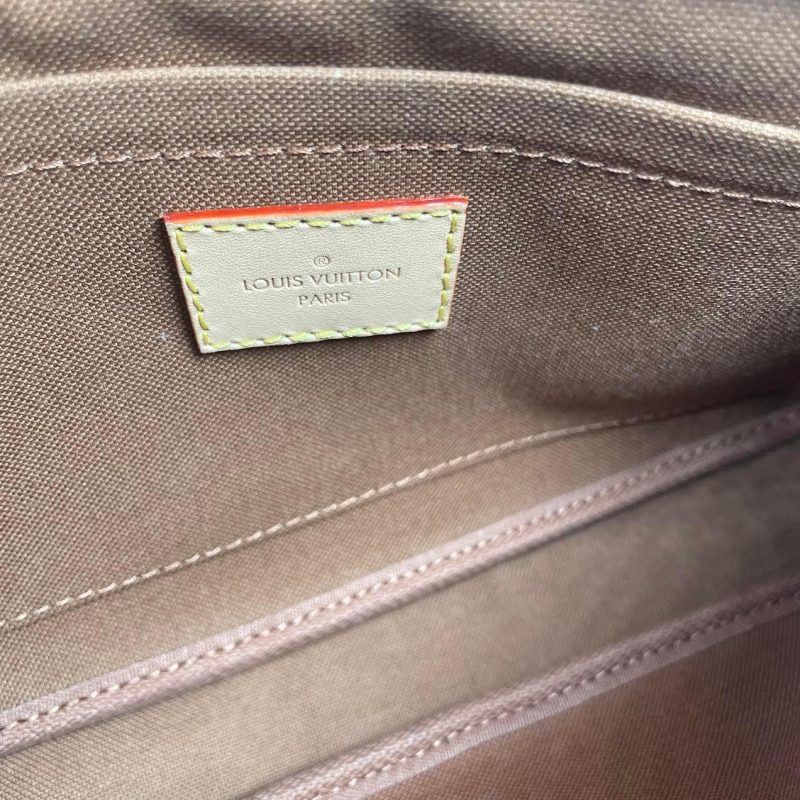 LOUIS VUITTON Pouchette w/Canvas Strap - Image 7