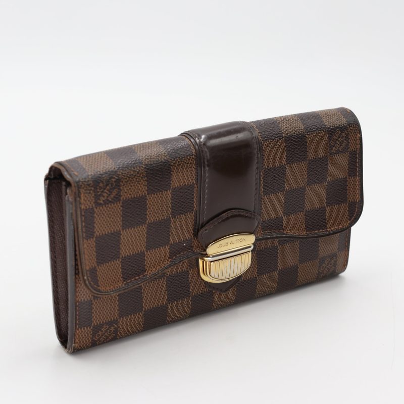 Louis Vuitton Sistina Damier Ebene GM Wallet LV-W0106P-0143 - Image 2