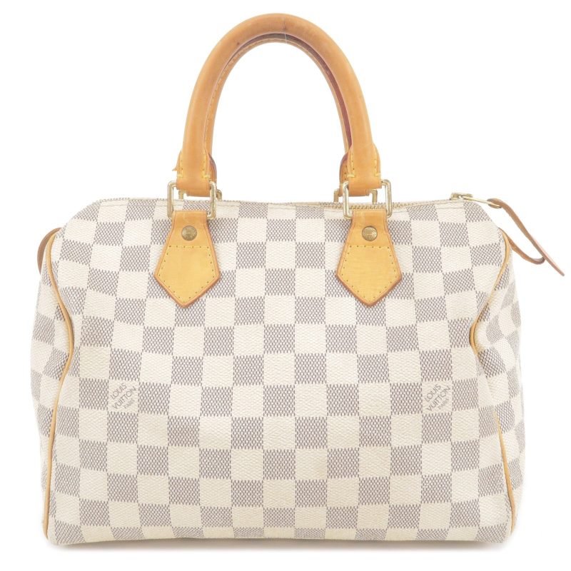 Louis Vuitton Damier Azur Speedy 25 Boston Bag Hand Bag N41534