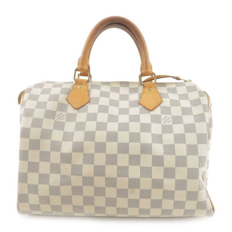 Louis Vuitton Damier Azur Speedy 30 Boston Bag N41533