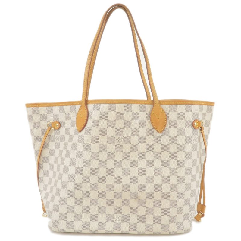 Louis Vuitton Damier Azur Neverfull MM Tote Bag N41361