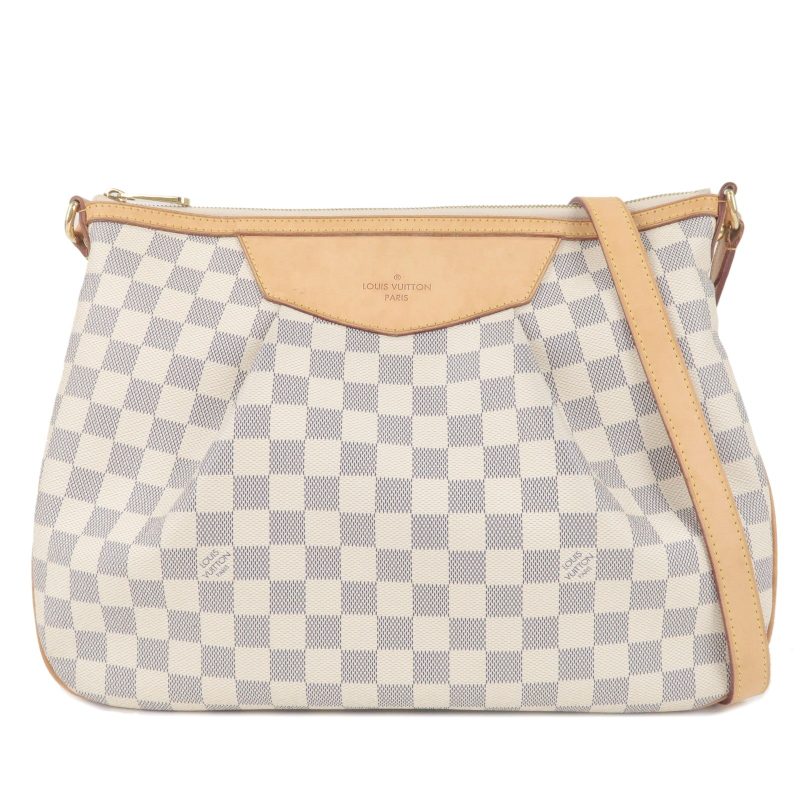 Louis Vuitton Damier Azur Siracusa MM Shoulder Bag (SHF-19920)