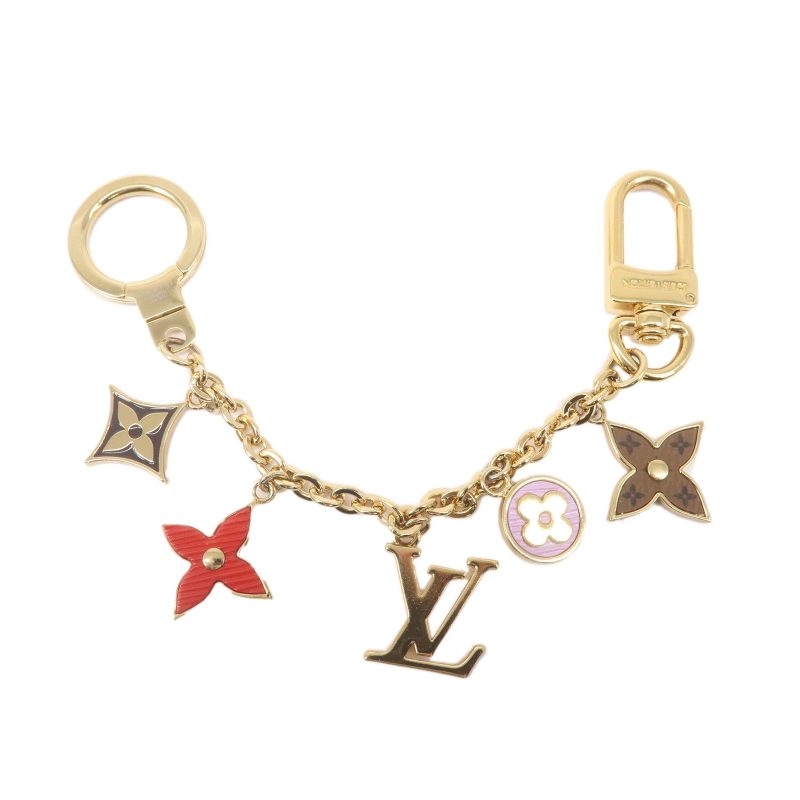 Louis Vuitton Bag Charm Fluer de Monogram M67119 Gold