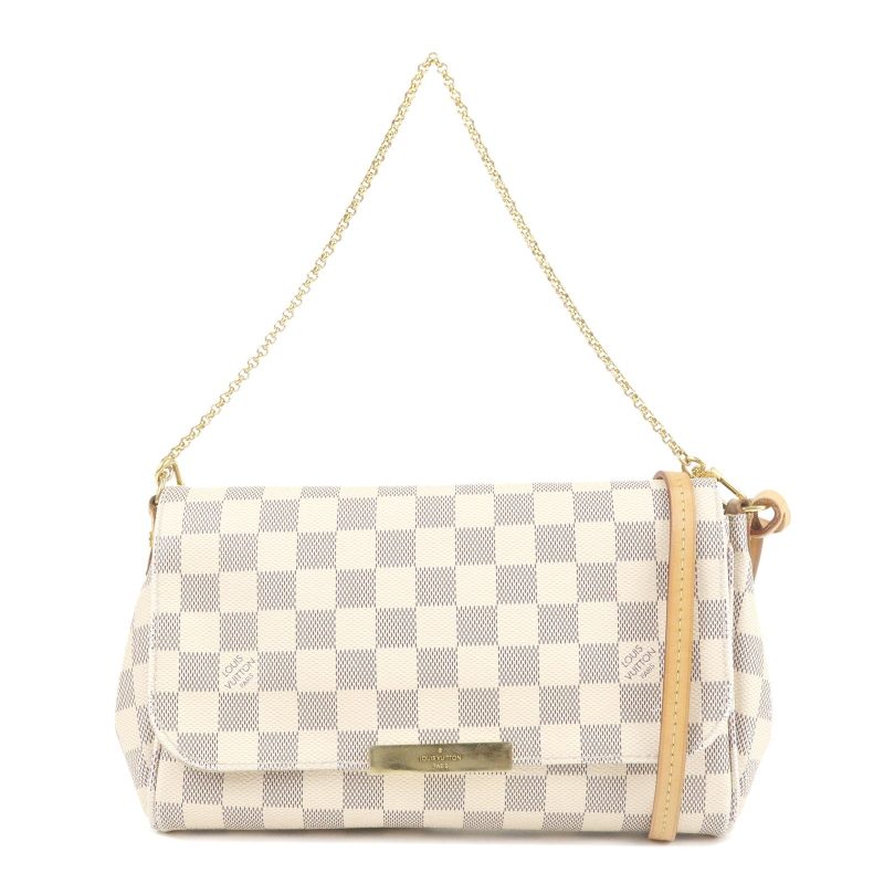 Louis Vuitton Damier Azur Favorite MM Shoulder Bag