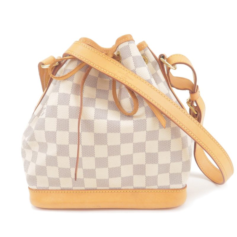 LOUIS VUITTON Damier Azur Noe BB Shoulder Bag N41220 LV46973