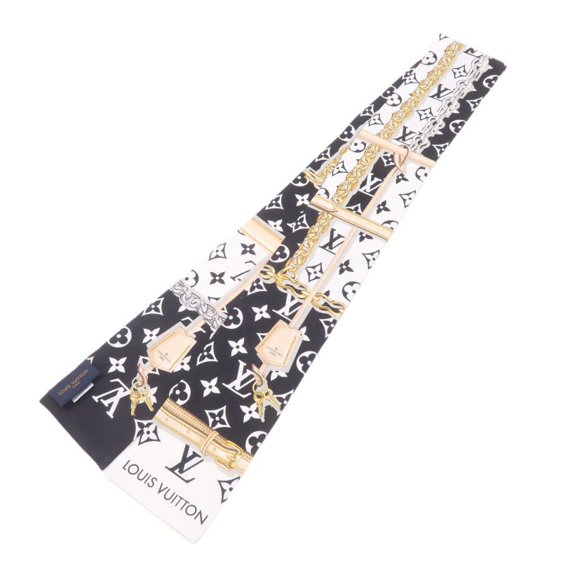 LOUIS VUITTON BandeauBB Pop Monogram Black/MulticolorM76187 Silk - Image 2