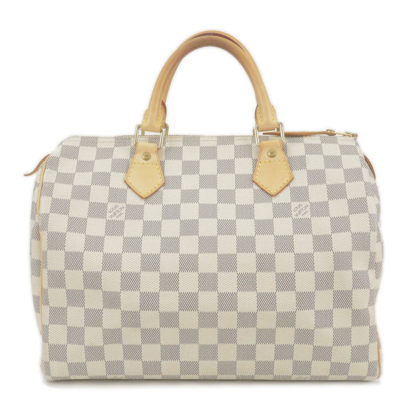 Louis Vuitton Damier Azur Speedy 30 Boston Hand Bag N41533
