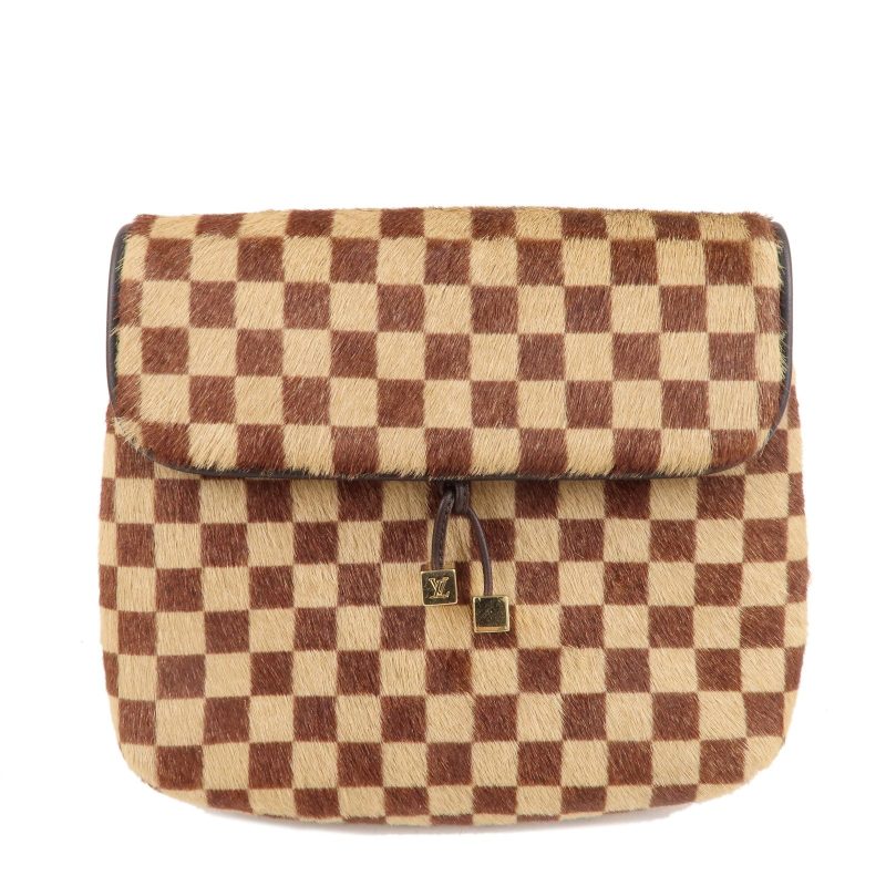 Louis Vuitton Damie Sauvage Gazelle Shoulder Bag Beige M92130