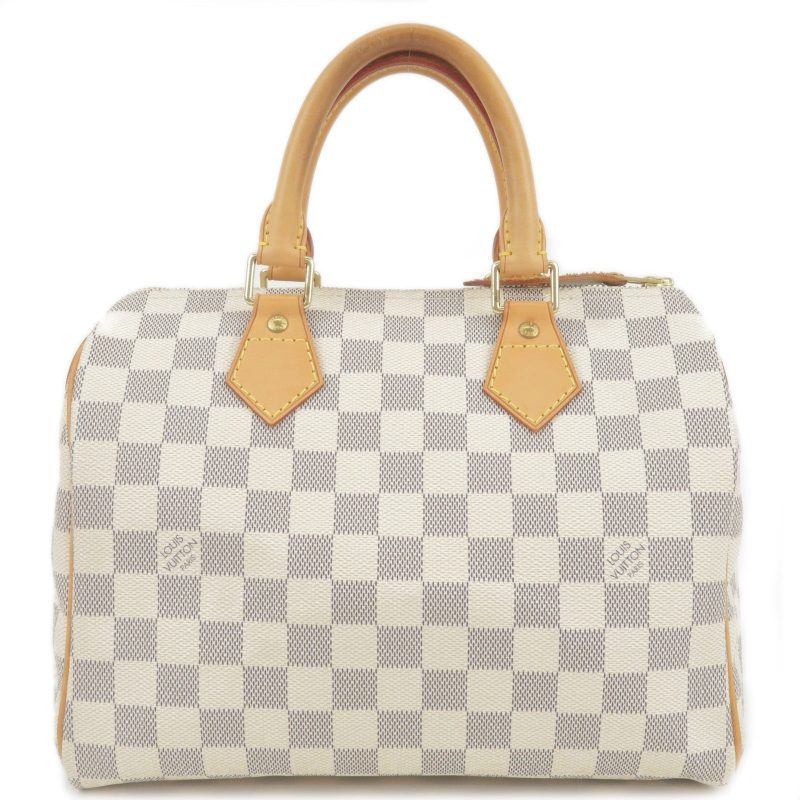 Louis Vuitton Damier Azur Speedy 25 Boston Bag Hand Bag N41534