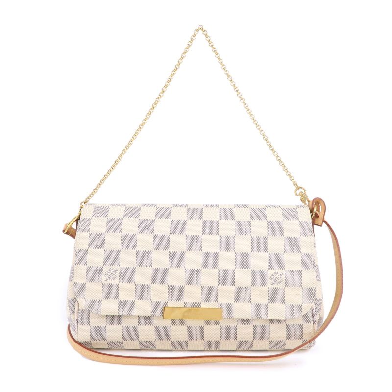 Louis Vuitton Damier Azur Favorite MM 2Way Hand Bag N41275