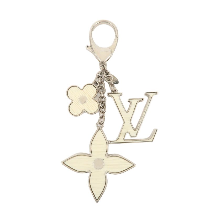 Louis Vuitton Bijoux Sac Fleur de Epi Bag Charm Silver M65085