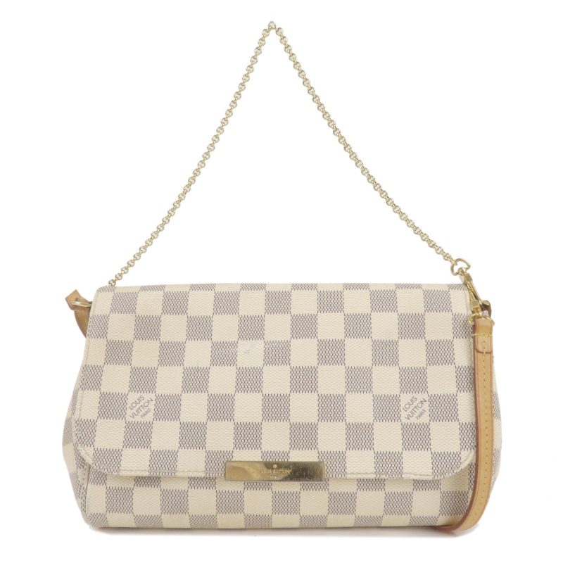 Louis Vuitton Damier Azur Favorite MM 2Way Shoulder Bag N41275