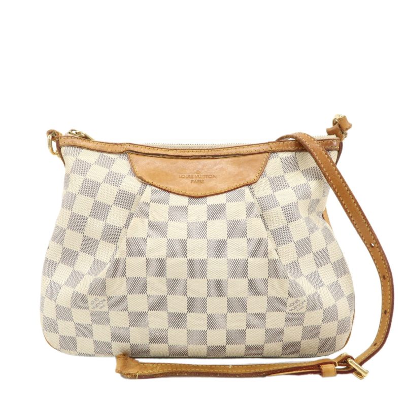 Louis Vuitton Damier Azur Siracusa PM Shoulder Bag N41113