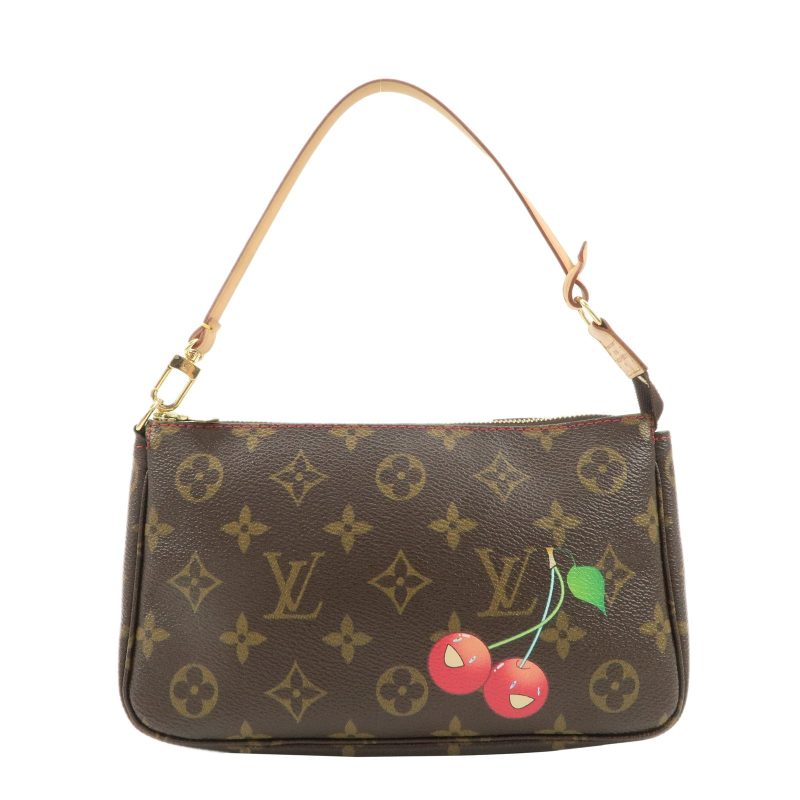 Louis Vuitton Cherry Pochette Accessoires Pouch Brown M95008