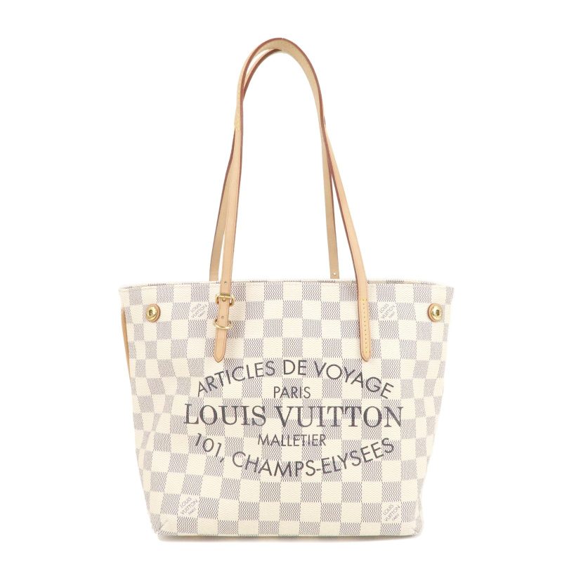 Louis Vuitton Damier Azur Canvas Delightful PM Shoulder Bag Beige