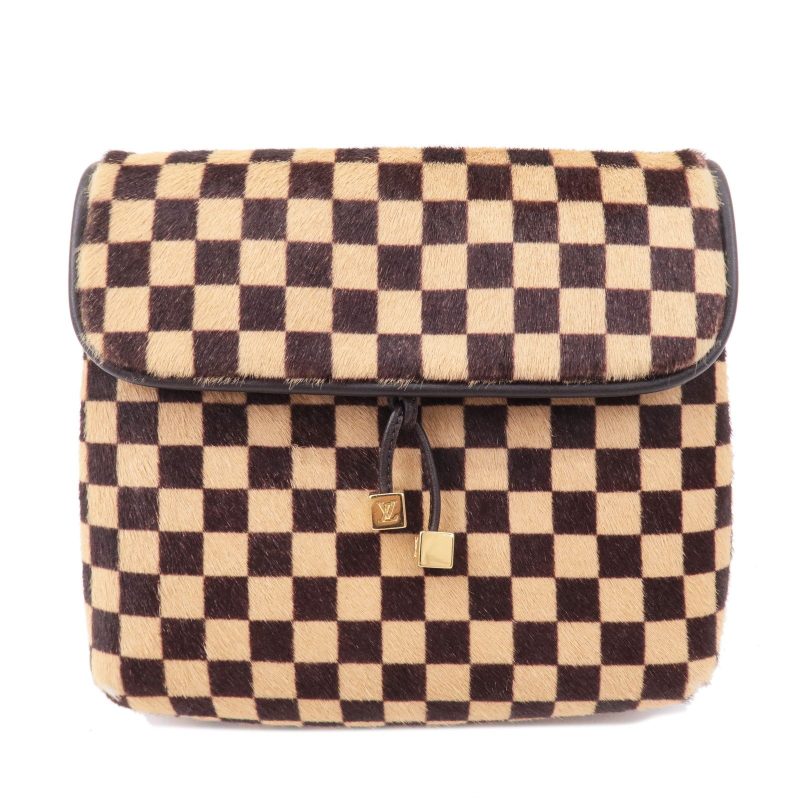 Louis Vuitton Damien Ebene 3in1 Brown Checkered Crossbody Bag