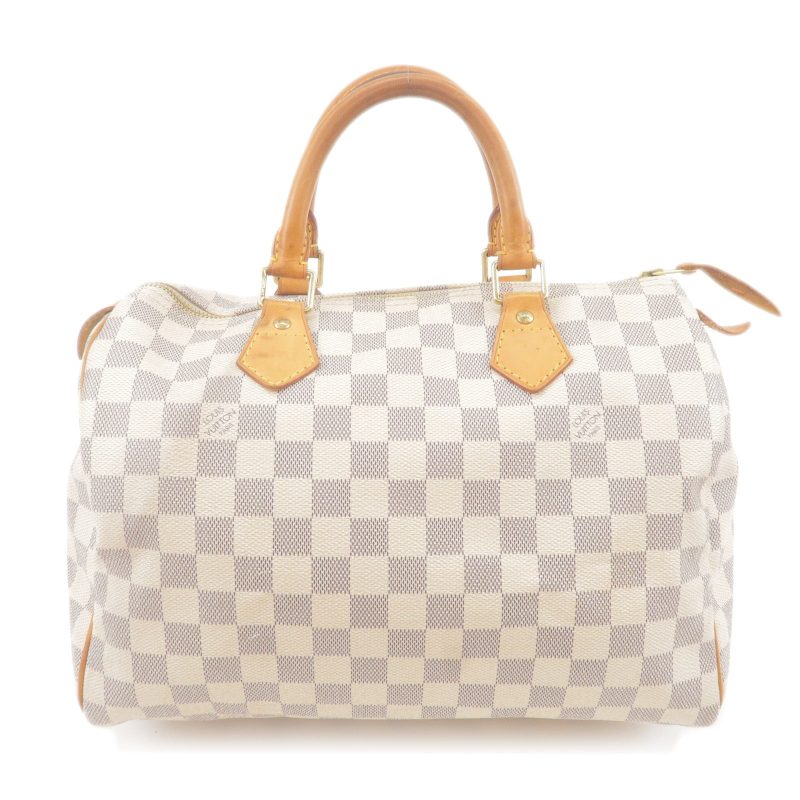Louis Vuitton Damier Azur Speedy 30 Boston Hand Bag N41533