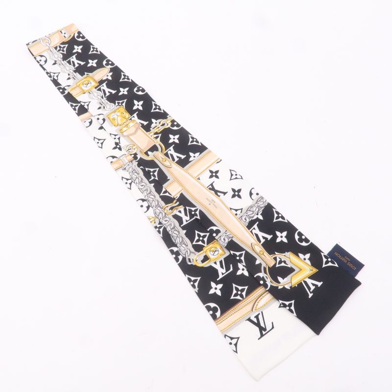 LOUIS VUITTON BandeauBB Pop Monogram Black/MulticolorM76187 Silk - Image 3
