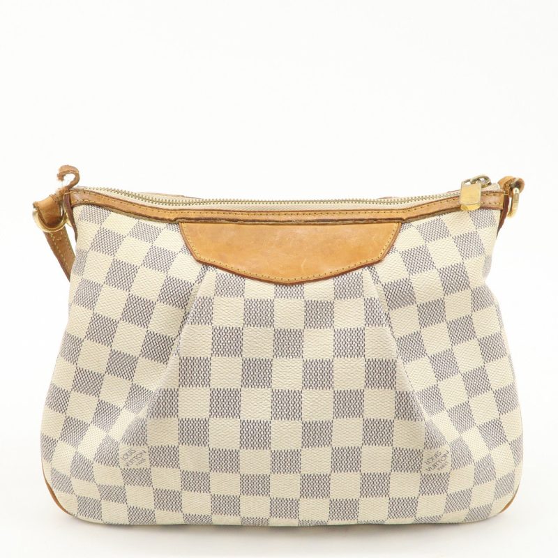 Louis Vuitton Damier Azur Siracusa PM Shoulder Bag N41113 - Image 2