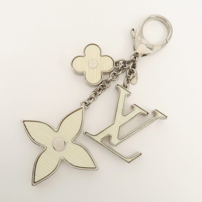 Louis Vuitton Bijoux Sac Fleur de Epi Bag Charm Silver M65085 - Image 3