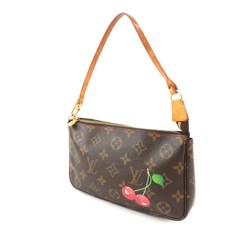 Louis Vuitton Cherry Blossom Pochette Accessoires Pouch M95008 - Image 3