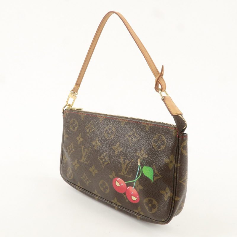Louis Vuitton Cherry Blossom Pochette Accessoires Pouch M95008 - Image 3