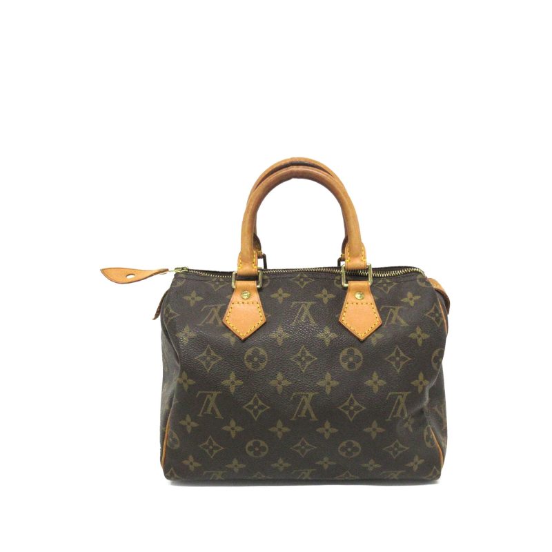 Brown Louis Vuitton Monogram Speedy 25 Boston Bag - Image 3