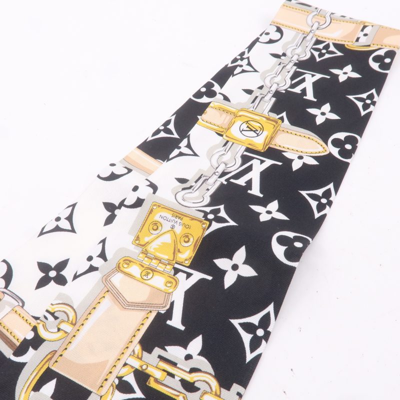 LOUIS VUITTON BandeauBB Pop Monogram Black/MulticolorM76187 Silk - Image 5