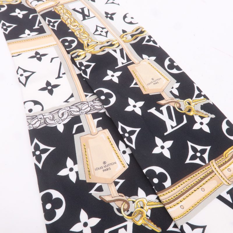 LOUIS VUITTON BandeauBB Pop Monogram Black/MulticolorM76187 Silk - Image 6