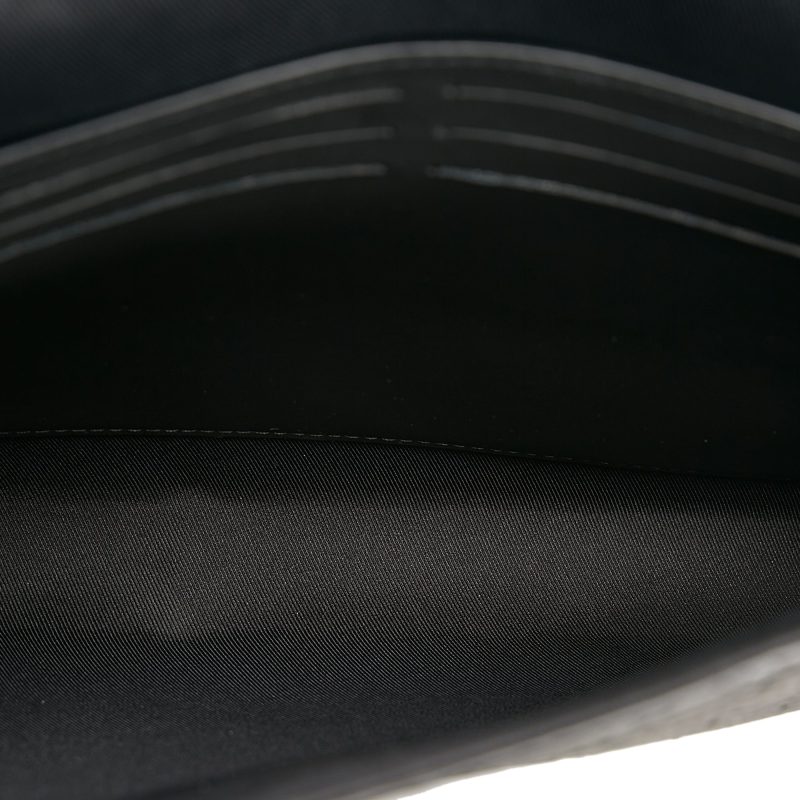 Black Louis Vuitton Monogram Taurillon Sac Plat Satchel - Image 5