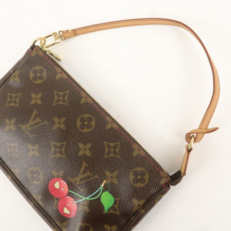 Louis Vuitton Cherry Blossom Pochette Accessoires Pouch M95008 - Image 6