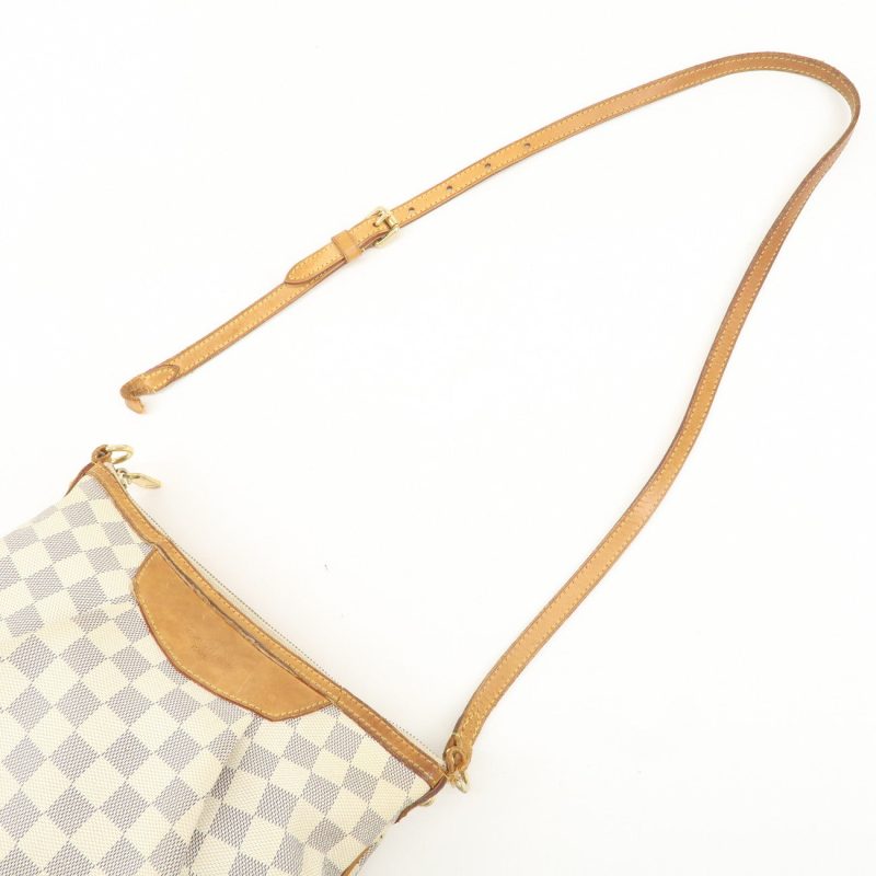 Louis Vuitton Damier Azur Siracusa PM Shoulder Bag N41113 - Image 6