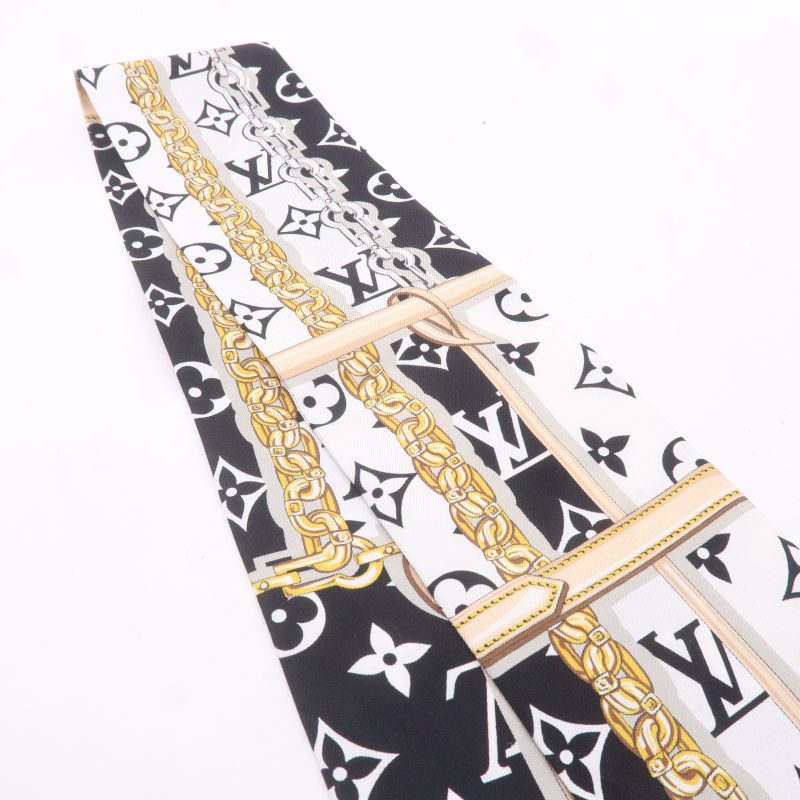 LOUIS VUITTON BandeauBB Pop Monogram Black/MulticolorM76187 Silk - Image 7