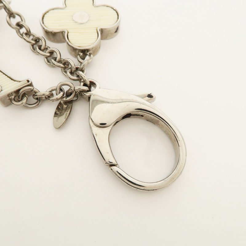Louis Vuitton Bijoux Sac Fleur de Epi Bag Charm Silver M65085 - Image 6
