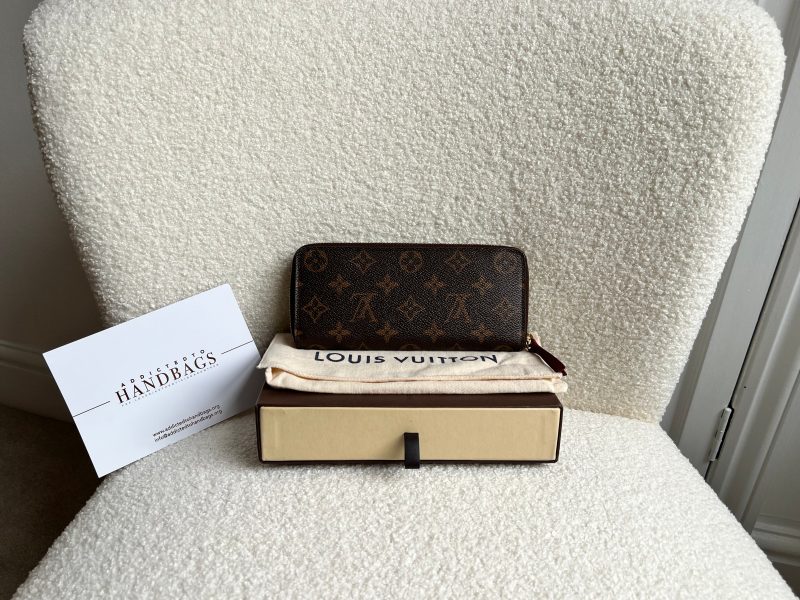 Louis Vuitton Clemence Wallet in Damier Ebene