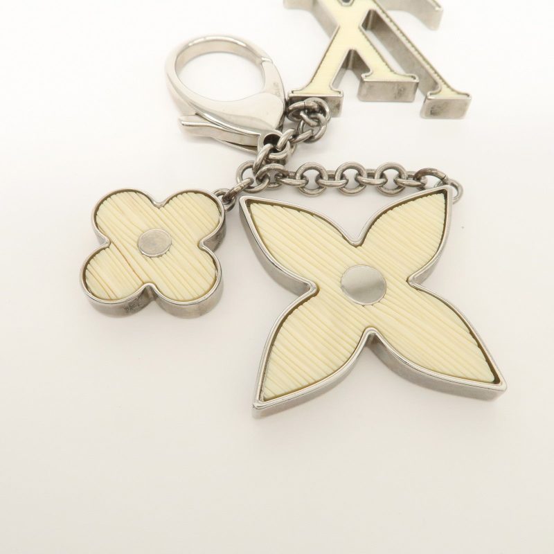 Louis Vuitton Bijoux Sac Fleur de Epi Bag Charm Silver M65085 - Image 8