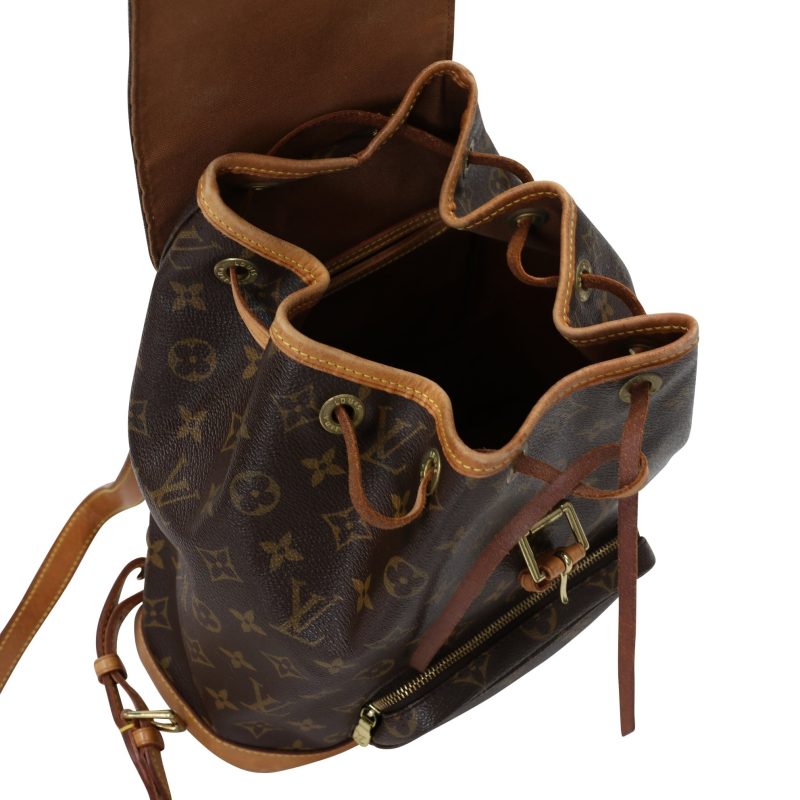 Louis Vuitton Montsouris Mini Drawstring Travel Backpack LV-B1009P-A001 - Image 7