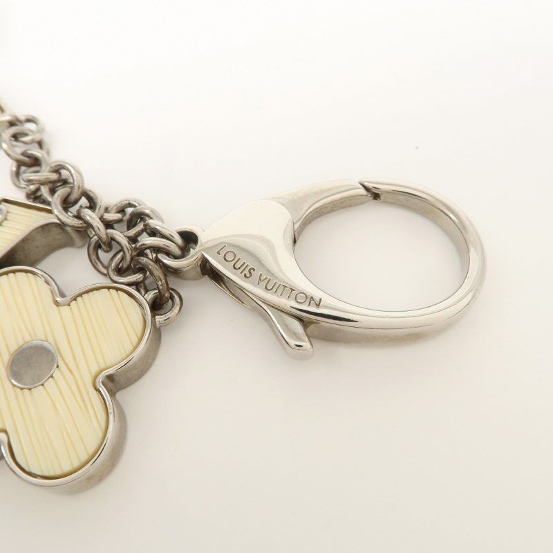 Louis Vuitton Bijoux Sac Fleur de Epi Bag Charm Silver M65085 - Image 9