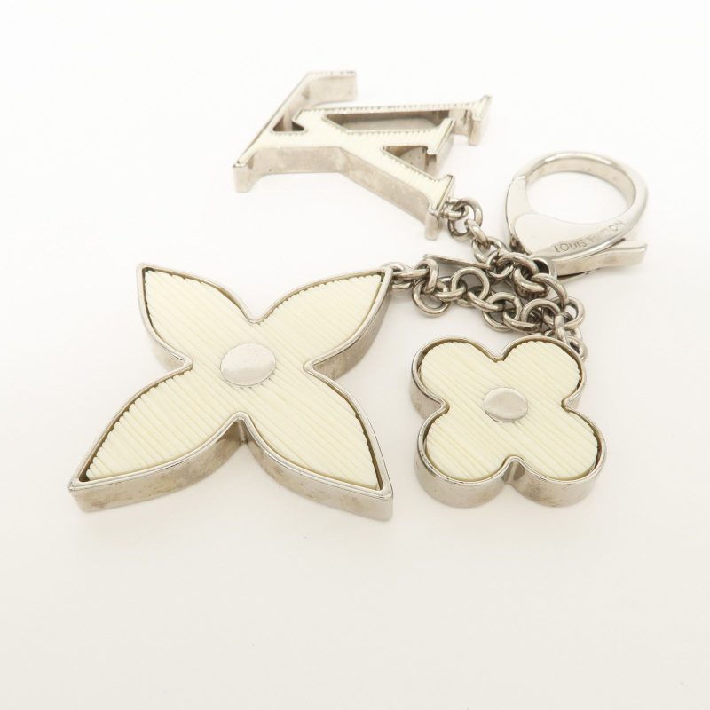 Louis Vuitton Bijoux Sac Fleur de Epi Bag Charm Silver M65085 - Image 9