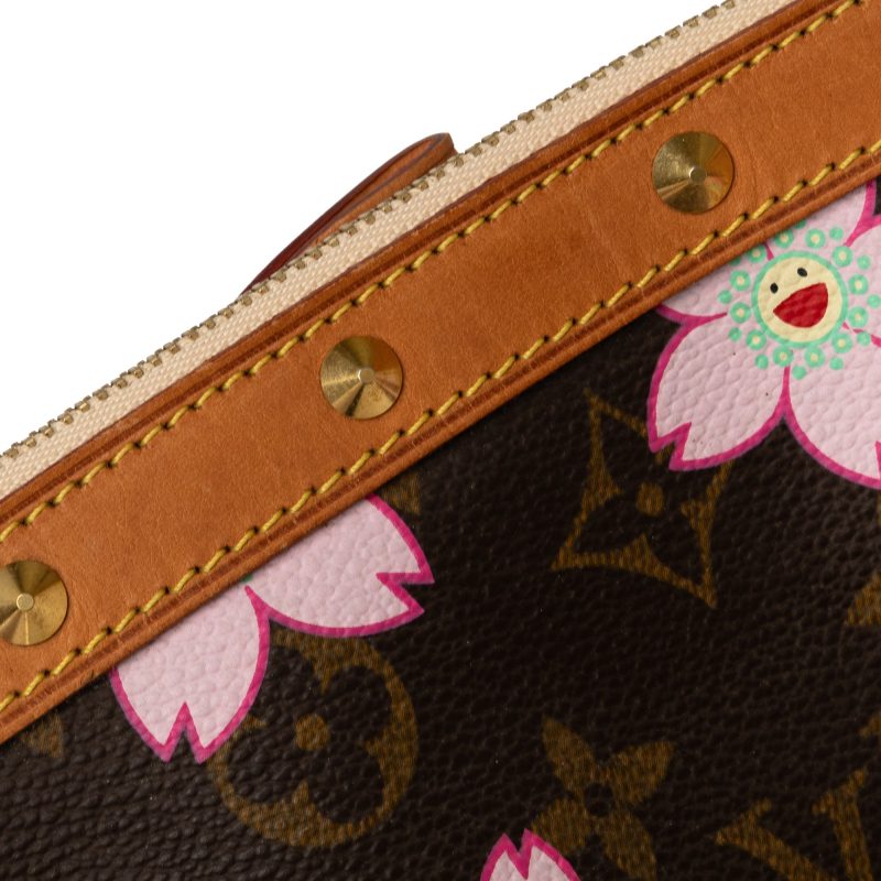 Brown Louis Vuitton x Takashi Murakami Monogram Panda Trotteur - Image 9