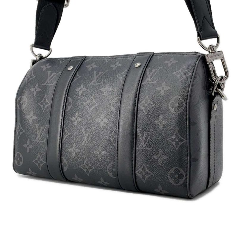 LOUIS VUITTON City・Pochette Blue/Red M68761 Monogram Denim Leather - Image 2