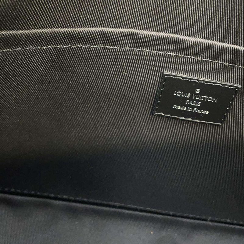 LOUIS VUITTON City・Pochette Blue/Red M68761 Monogram Denim Leather - Image 9