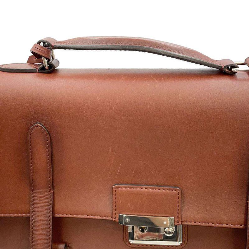 Louis Vuitton Cartesier GM Monogram Brown PVC Leather Shoulder Bag - Image 6