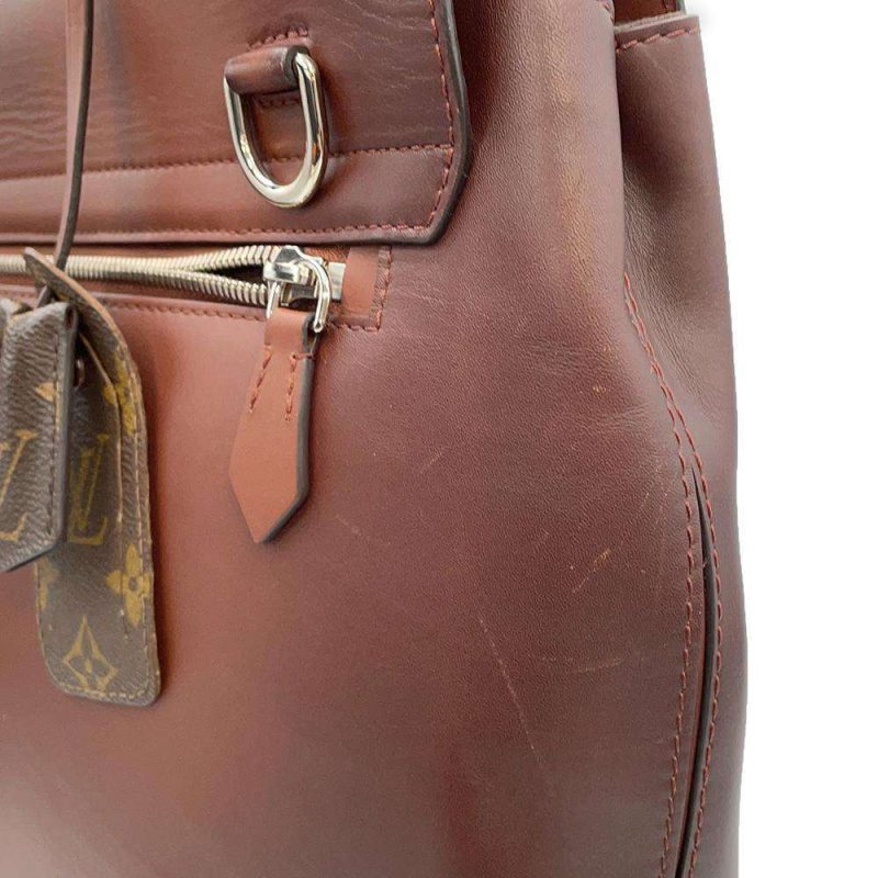 Louis Vuitton Cartesier GM Monogram Brown PVC Leather Shoulder Bag - Image 7