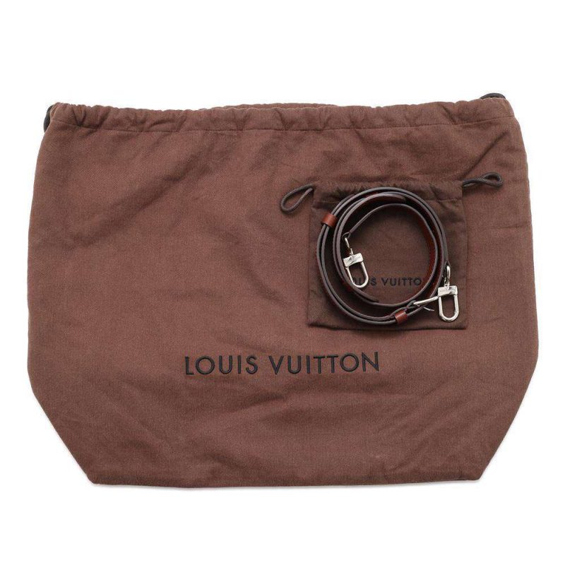 Louis Vuitton Cartesier GM Monogram Brown PVC Leather Shoulder Bag - Image 16
