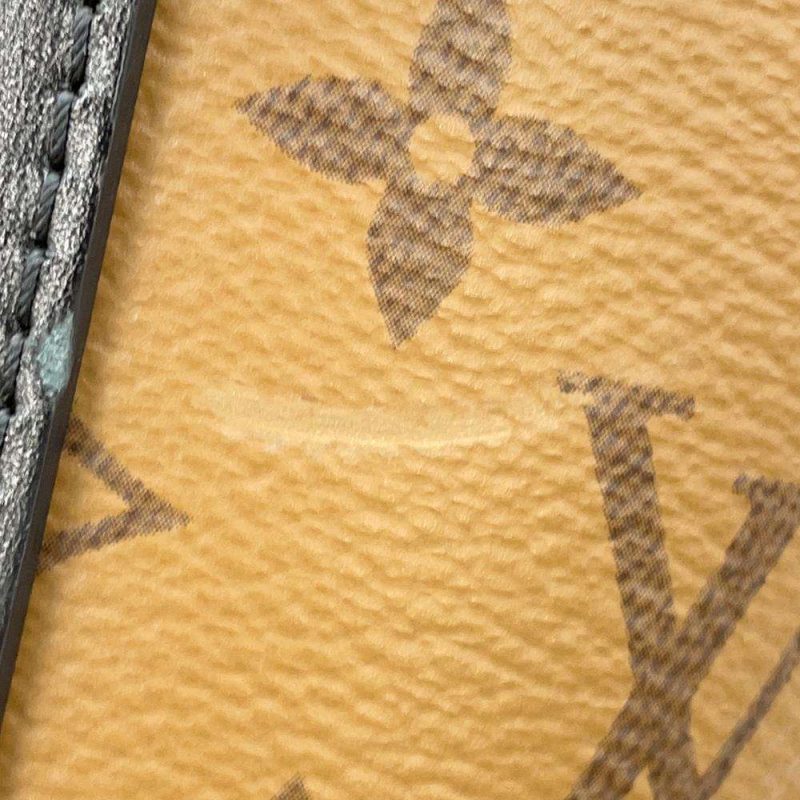 LOUIS VUITTON Cannes Reverse Monogram Canvas Satchel Bag Brown - Image 11