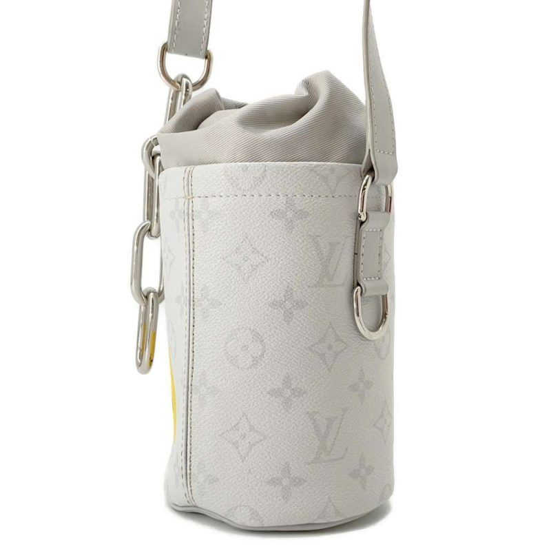LOUIS VUITTON Chalk Nano Bag Noir M44628 Monogram Shadow - Image 2
