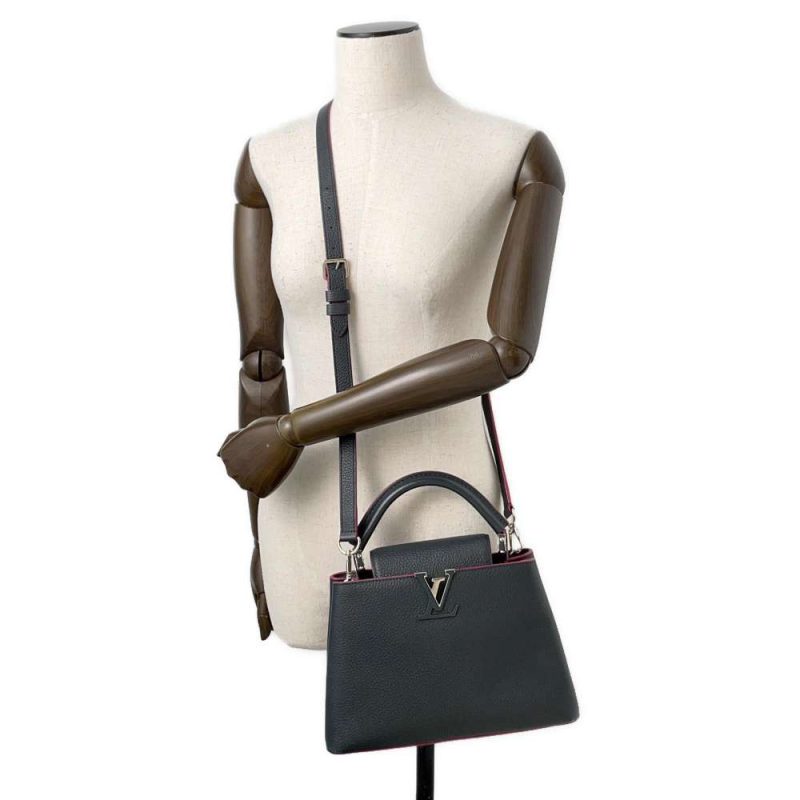 Louis Vuitton Capucines Compact Wallet Noir - Image 5