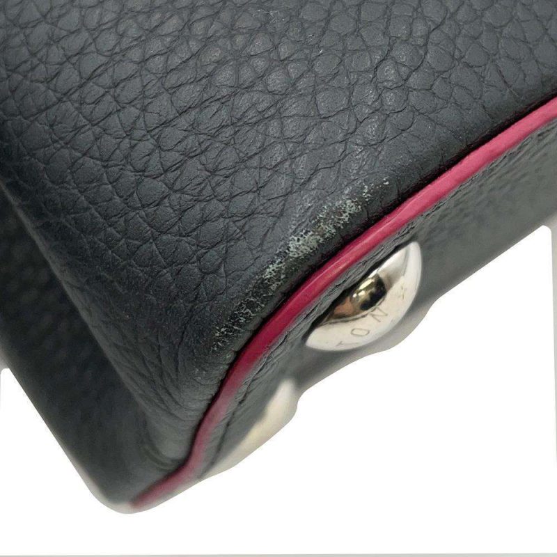Louis Vuitton Capucines Compact Wallet Noir - Image 7